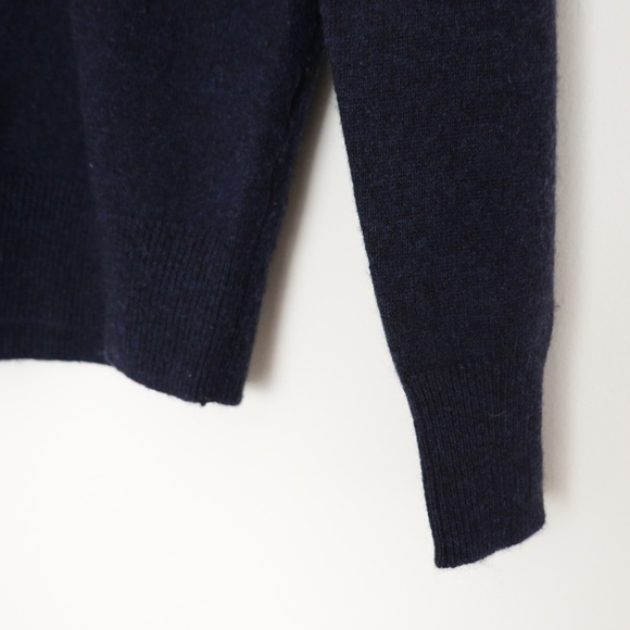 Black Brown 1826 100% cashmere men sweater dark blue Italy size M - Picture 3 of 6